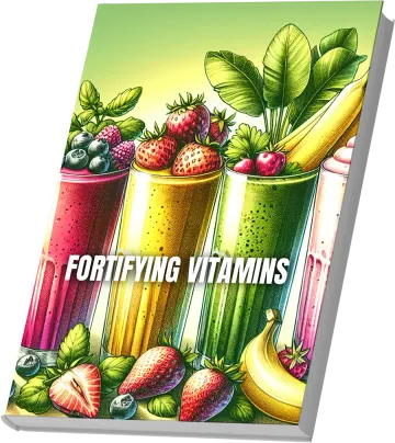 Cover of the Fortifying Vitamins e-book, bonus #2 with Olivaro