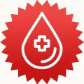 Blood drop icon